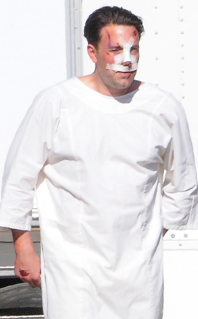 Ben Affleck Looks Bloody and Bruised on Set of Live By Night - E